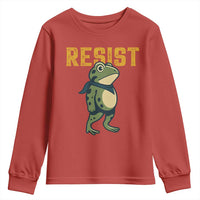 Resist Frog Protest Youth Sweatshirt Free Portland Political Satire - Wonder Print Shop