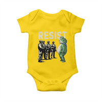 Resist Frog Baby Onesie Inflatable Animal Protest Free Portland - Wonder Print Shop