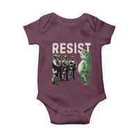 Resist Frog Baby Onesie Inflatable Animal Protest Free Portland - Wonder Print Shop