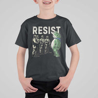 Resist Frog T Shirt For Kid Inflatable Animal Protest Free Portland - Wonder Print Shop