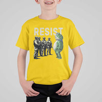 Resist Frog T Shirt For Kid Inflatable Animal Protest Free Portland - Wonder Print Shop