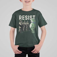 Resist Frog T Shirt For Kid Inflatable Animal Protest Free Portland - Wonder Print Shop