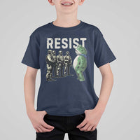 Resist Frog T Shirt For Kid Inflatable Animal Protest Free Portland - Wonder Print Shop