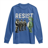 Resist Frog Long Sleeve Shirt Inflatable Animal Protest Free Portland - Wonder Print Shop