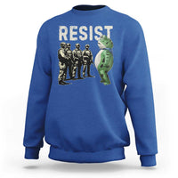 Resist Frog Sweatshirt Inflatable Animal Protest Free Portland - Wonder Print Shop