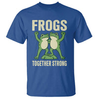 Frogs Together Strong T Shirt Portland Frog Protest United We Ribbit - Wonder Print Shop