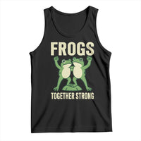 Frogs Together Strong Tank Top Portland Frog Protest United We Ribbit - Wonder Print Shop