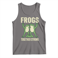Frogs Together Strong Tank Top Portland Frog Protest United We Ribbit - Wonder Print Shop