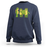Frogs Together Strong Sweatshirt Portland Frog Resist Protest - Wonder Print Shop