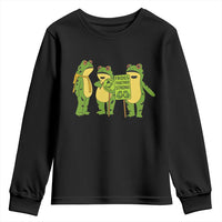 Frogs Together Strong Youth Sweatshirt Portland Frog Resist Protest - Wonder Print Shop