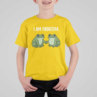 I Am Frogtifa T Shirt For Kid Portland Frog Resist Protest Handshake Frogs - Wonder Print Shop