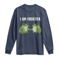 I Am Frogtifa Long Sleeve Shirt Portland Frog Resist Protest Handshake Frogs - Wonder Print Shop
