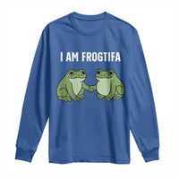 I Am Frogtifa Long Sleeve Shirt Portland Frog Resist Protest Handshake Frogs - Wonder Print Shop