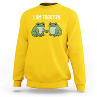 I Am Frogtifa Sweatshirt Portland Frog Resist Protest Handshake Frogs - Wonder Print Shop