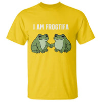 I Am Frogtifa T Shirt Portland Frog Resist Protest Handshake Frogs - Wonder Print Shop