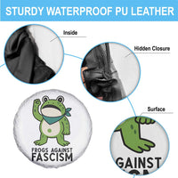 Frogs Against Fascism Spare Tire Cover Portland Resist Protest Antifascist TS02