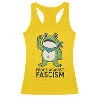 Frogs Against Fascism Racerback Tank Top Portland Resist Protest Antifascist - Wonder Print Shop