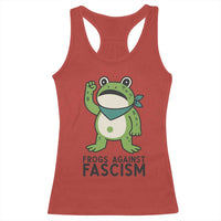 Frogs Against Fascism Racerback Tank Top Portland Resist Protest Antifascist - Wonder Print Shop