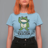 Frogs Against Fascism T Shirt For Women Portland Resist Protest Antifascist - Wonder Print Shop