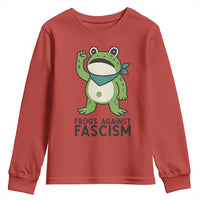 Frogs Against Fascism Youth Sweatshirt Portland Resist Protest Antifascist - Wonder Print Shop