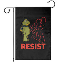 Frog Resist Garden Flag Free Portland Political Satire - Wonder Print Shop
