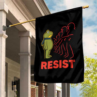 Frog Resist Garden Flag Free Portland Political Satire - Wonder Print Shop