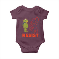 Frog Resist Baby Onesie Free Portland Political Satire - Wonder Print Shop