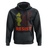 Frog Resist Hoodie Free Portland Political Satire - Wonder Print Shop