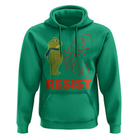 Frog Resist Hoodie Free Portland Political Satire - Wonder Print Shop