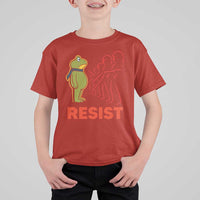 Frog Resist T Shirt For Kid Free Portland Political Satire - Wonder Print Shop