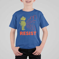 Frog Resist T Shirt For Kid Free Portland Political Satire - Wonder Print Shop