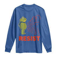 Frog Resist Long Sleeve Shirt Free Portland Political Satire - Wonder Print Shop