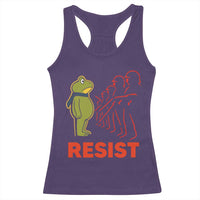 Frog Resist Racerback Tank Top Free Portland Political Satire - Wonder Print Shop