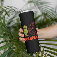 Frog Resist Skinny Tumbler Free Portland Political Satire - Wonder Print Shop