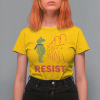 Frog Resist T Shirt For Women Free Portland Political Satire - Wonder Print Shop