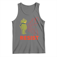 Frog Resist Tank Top Free Portland Political Satire - Wonder Print Shop