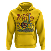 Hands Off Portland Sword Frog Hoodie Freedom Fighters Hero Resist - Wonder Print Shop