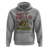 Hands Off Portland Sword Frog Hoodie Freedom Fighters Hero Resist - Wonder Print Shop