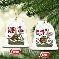 Hands Off Portland Sword Frog Ceramic Ornament Freedom Fighters Hero Resist - Wonder Print Shop