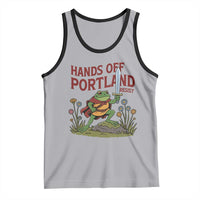 Hands Off Portland Sword Frog Tank Top Freedom Fighters Hero Resist - Wonder Print Shop