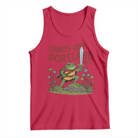 Hands Off Portland Sword Frog Tank Top Freedom Fighters Hero Resist - Wonder Print Shop