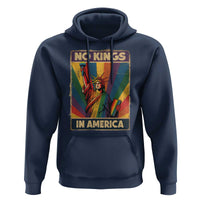No Kings in America Pride Hoodie Rainbow Statue of Liberty Protest - Wonder Print Shop