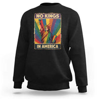 No Kings in America Pride Sweatshirt Rainbow Statue of Liberty Protest - Wonder Print Shop