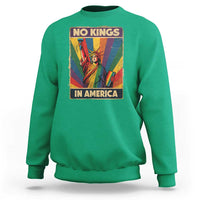 No Kings in America Pride Sweatshirt Rainbow Statue of Liberty Protest - Wonder Print Shop