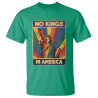 No Kings in America Pride T Shirt Rainbow Statue of Liberty Protest - Wonder Print Shop