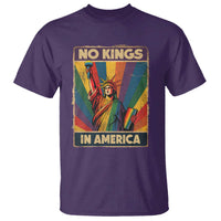 No Kings in America Pride T Shirt Rainbow Statue of Liberty Protest - Wonder Print Shop