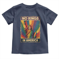 No Kings in America Pride Toddler T Shirt Rainbow Statue of Liberty Protest - Wonder Print Shop