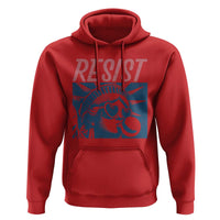 Liberty Resist Hoodie Feminist Bubblegum Statue of Liberty Retro Graphic - Wonder Print Shop