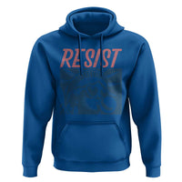 Liberty Resist Hoodie Feminist Bubblegum Statue of Liberty Retro Graphic - Wonder Print Shop