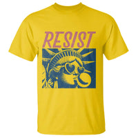 Liberty Resist T Shirt Feminist Bubblegum Statue of Liberty Retro Graphic - Wonder Print Shop